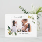 モダン絵を描植物葉 シーズンカード (スタンド正面)