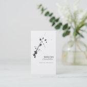 モダン絵を描絵を描（ばちゃばちゃ）跳ねるの画家 名刺 (スタンド正面)