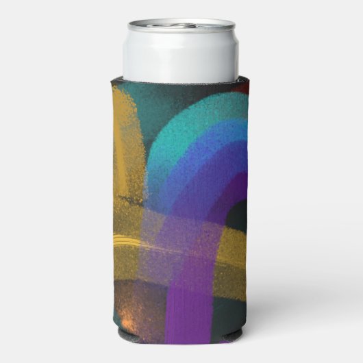 モダン絵を描線 スリム缶クーラー (Seltzer裏面)