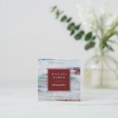 モダン絵を描自然抽象芸術 スクエア名刺 (スタンド正面)