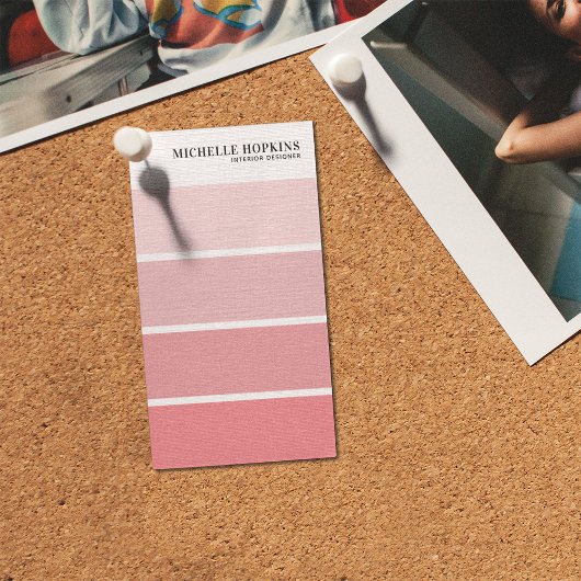 モダン絵を描色帯 | インテリア設計者 名刺