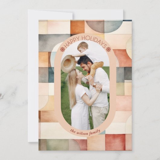 モダン絵を描芸術的抽象芸術 シーズンカード (正面)