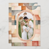 モダン絵を描芸術的抽象芸術 シーズンカード (正面/裏面)