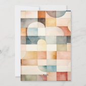 モダン絵を描芸術的抽象芸術 シーズンカード (裏面)
