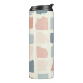 モダン絵を描角 タンブラー (回転左)