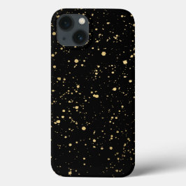 モダン絵を描(ばちゃばちゃ)跳ねるパターン iPhone 13ケース