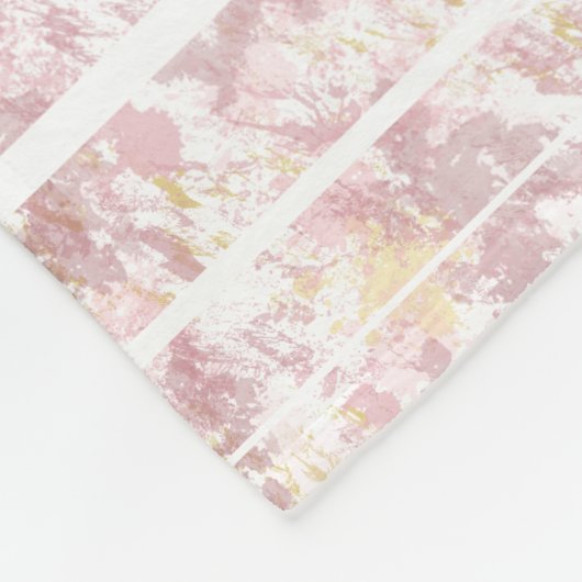 モダン絵を描(ばちゃばちゃ)跳ねる赤面 フリースブランケット (角)