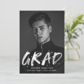 モダン絵を描(ばちゃばちゃ)跳ねる 案内状 (スタンド正面)