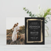 モダン絵を描Frame Photo結婚's セーブザデート (スタンド正面)