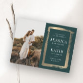 モダン絵を描Frame Photo結婚's セーブザデート