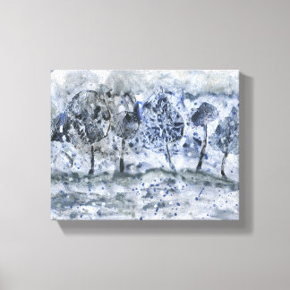 モダン絵画の森 キャンバスプリント