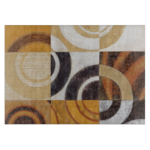 モダン絵画パターンあり カッティングボード