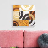 モダン絵画パターンあり キャンバスプリント (インサイチュ (リビング))