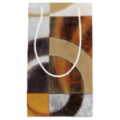 モダン絵画パターンあり スモールペーパーバッグ (正面)