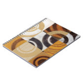 モダン絵画パターンあり ノートブック (左側)