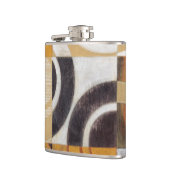 モダン絵画パターンあり フラスク (左)