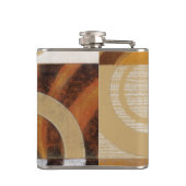 モダン絵画パターンあり フラスク (裏面)