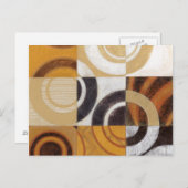 モダン絵画パターンあり ポストカード (正面/裏面)