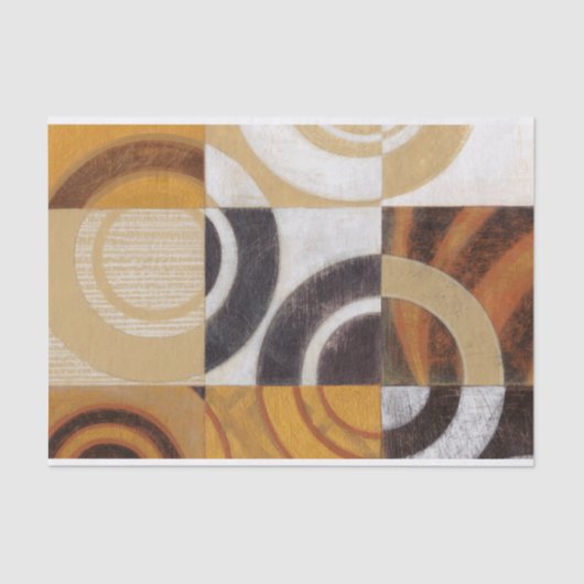 モダン絵画パターンあり 薄葉紙 (正面)