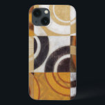 モダン絵画パターンあり iPhone 13ケース<br><div class="desc">ノーマ絵を描・ワイアット氏によるモダンこ絵を描の特徴は数々の、9マスの円形パターン。アートが必要な壁や、ダーツ投げの練習をしたい人に良い!</div>