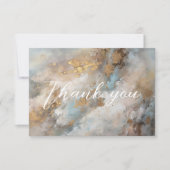モダン絵画抽象芸術追悼式 サンキューカード (正面)