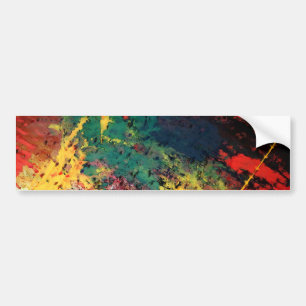 モダン絵画抽象芸術 バンパーステッカー
