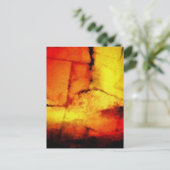 モダン絵画抽象芸術 ポストカード (スタンド正面)