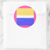 モダン絵画抽象芸術 ラウンドシール (バッグ)