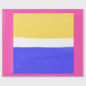 モダン絵画抽象芸術 ラッピングペーパー (フラット)
