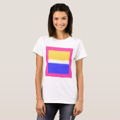 モダン絵画抽象芸術 Tシャツ (正面フル)