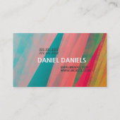 モダン絵画画家建築デザイン 名刺 (裏面)