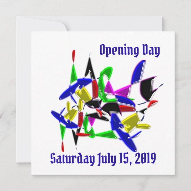 モダン絵画，カラー爆発 (正面)