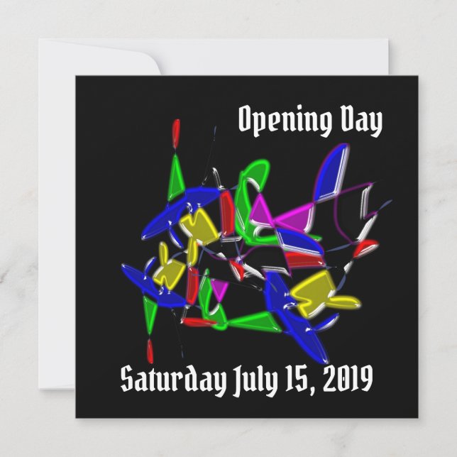 モダン絵画，カラー爆発 (正面)