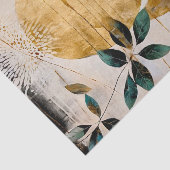 モダン緑と金ゴールド 薄葉紙 (詳細)