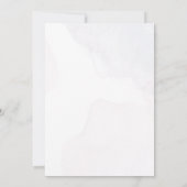 モダン緑色幾何学の招待 招待状 (裏面)