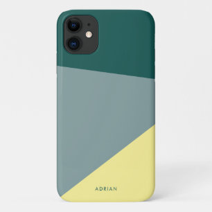 モダン緑鮮やか造り iPhone 11 ケース