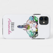 モダン線絡め象を絞る Case-Mate iPhoneケース (裏面(横))