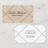 モダン線/テクスチャ 名刺 (正面/裏面)