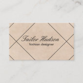 モダン線/テクスチャ 名刺 (正面)