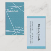 モダン線 名刺 (正面/裏面)