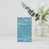 モダン線 名刺 (スタンド正面)