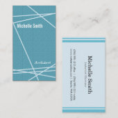 モダン線 名刺 (正面/裏面)