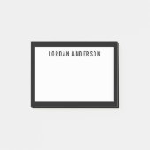 モダン編はっきりした集カラー付き名縁ど前 ポストイット (正面)