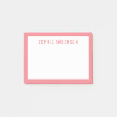 モダン編はっきりした集カラー付き名縁ど前 ポストイット (正面)