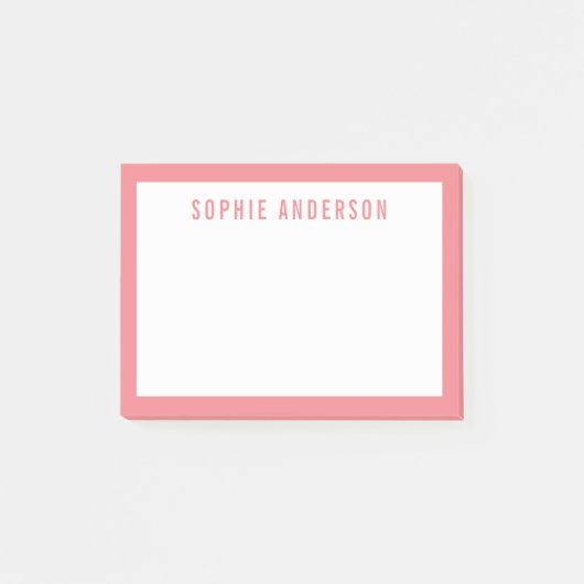 モダン編はっきりした集カラー付き名縁ど前 ポストイット (正面)