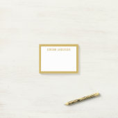 モダン編はっきりした集カラー付き名縁ど前 ポストイット (デスク上)