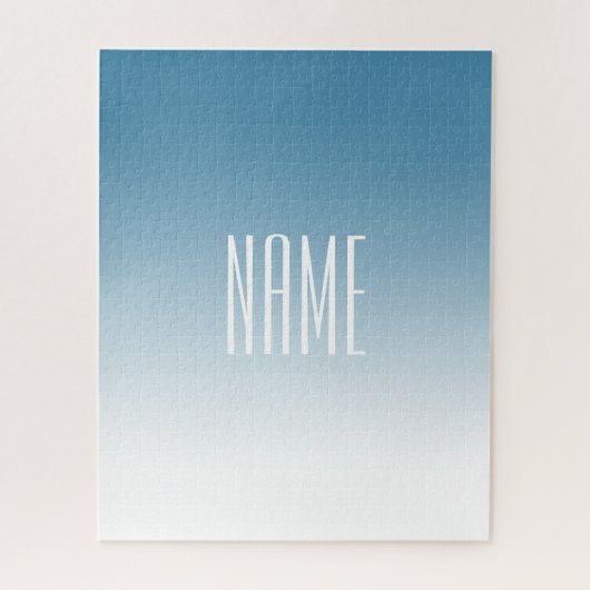 モダン編エレガント集文字とグラデーション色 ジグソーパズル (縦)