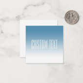 モダン編エレガント集文字とグラデーション色 ノートカード (正面/裏面インサイチュ)