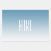 モダン編エレガント集文字とグラデーション色 ラッピングペーパーシート (正面3)