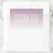 モダン編エレガント集文字とグラデーション色 長方形シール (バッグ)